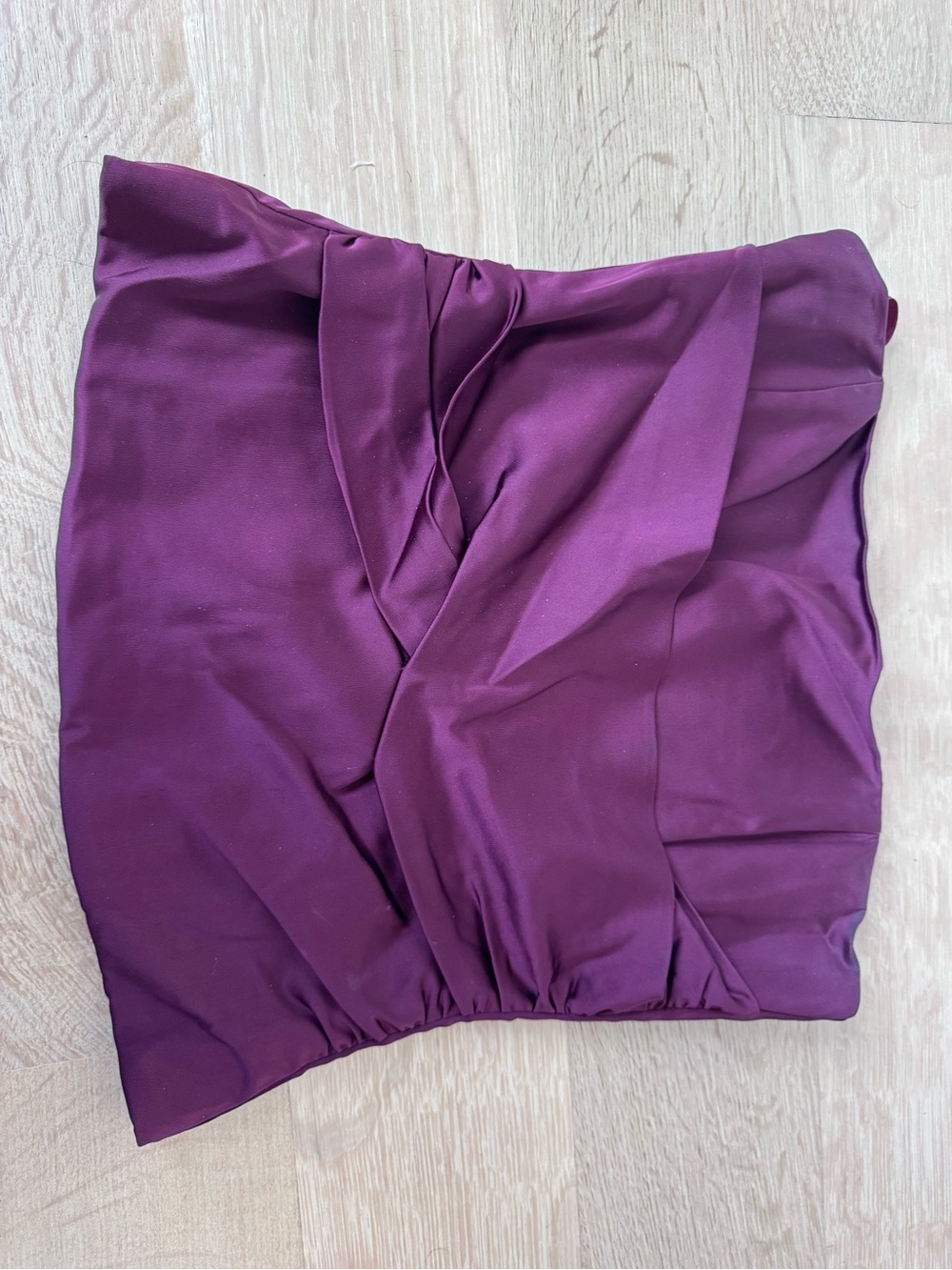 BCBGMaxAzria Burgundy Women's Tube Top